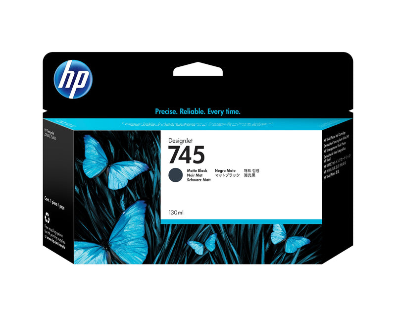 HP Ink Cartridge Designjet 745 Black Matte 130ML Ink Cartridge Designjet HP 745 Black Matte 130ML