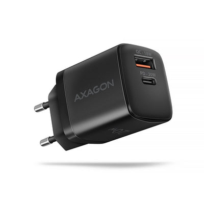 Axagon Wall Charger ACU-PQ20 QC3.0/Afc/Fcp + Pd Type-c, 20W - Black — image 1