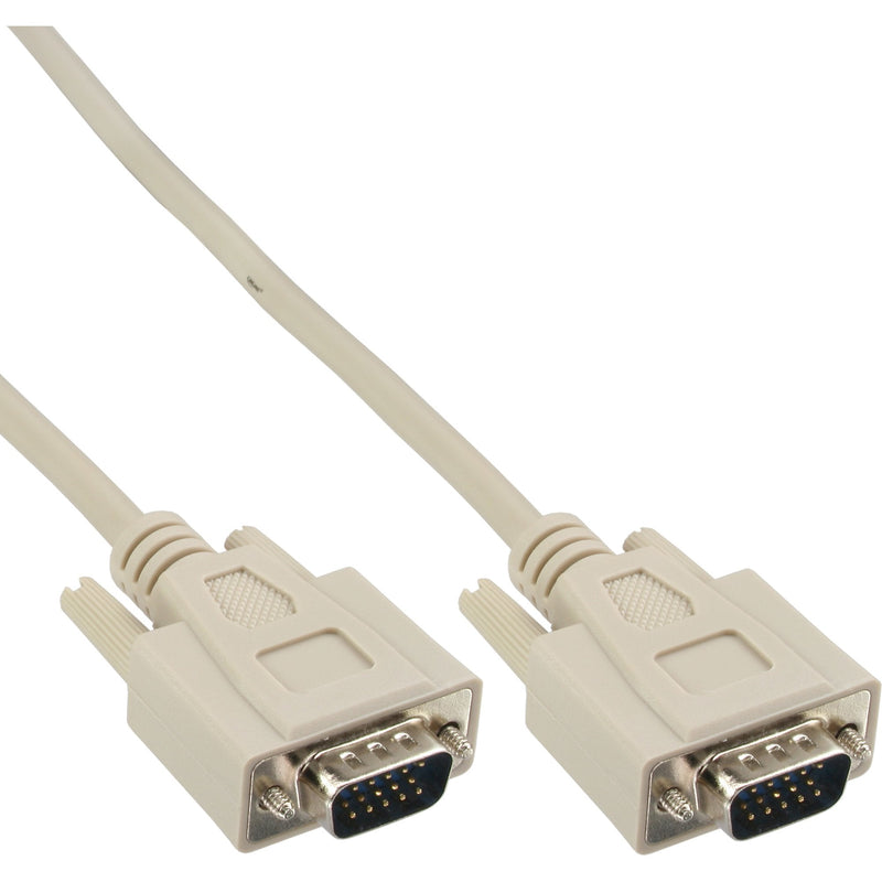 Inline Cable VGA 15 Pin HD Male a Male Grey 1M
