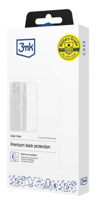 3MK Clear Case For Galaxy S25 Ultra 17,3CM (6.8) Transparent