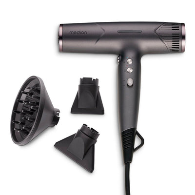 Medion Hair Dryer Hair HD2 (tecnología Iónica, 1.500 Watts Grey 50076364 — image 1