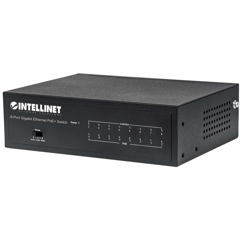 Intellinet Switch 8-PORT Gigabit Ethernet PoE + 60W Desktop