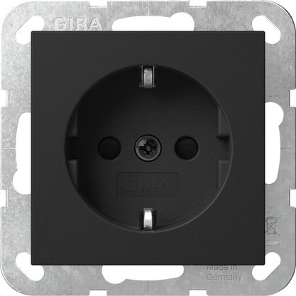Gira 4453005 Schuko Units Sh System 55 Black M