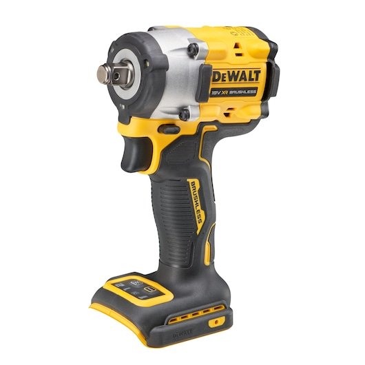 Dewalt Key Impacto Inalámbrico DCF921NT, 18 Voltios, 1/2 Amarillo/Negro Sin Batería Ni Cargador Caja Tstak DCF921