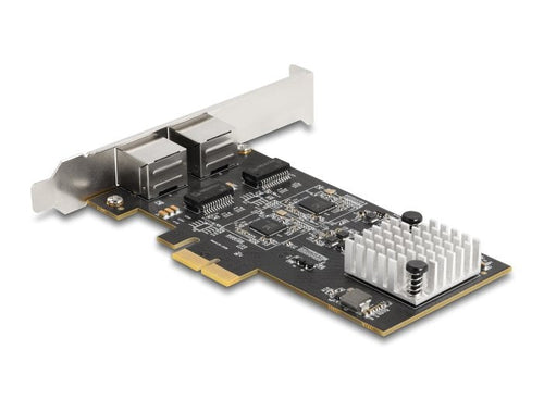 Delock Pci Express X2 Card a 2 X RJ45 5 Gigabit LAN RTL8126 — image 1
