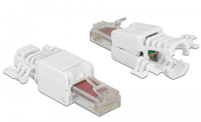 Delock Connector RJ45 Male CAT.6 UTP Without Tools Pack 2 Units - Autocrimpable — image 1