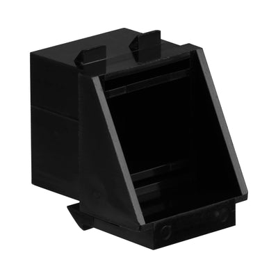 Efb Blindeinsatz RJ45 Black RAL9011, Fr Keystoneausbrche, Vpe 100 — image 1