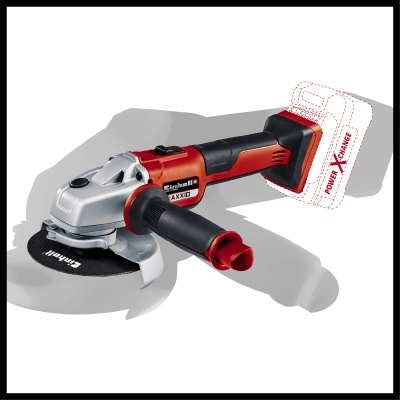 Einhell Angle Grinder Angular a Battery Professional Axxio, 18 Voltios Red/Black Without Battery Ni Charger 44