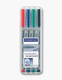 Staedtler Marker Lumocolor F Nonperm 4PCS — image 1