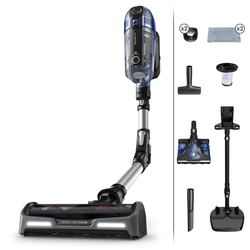 Rowenta Aspiradora Mano X-force Flex 14.60 Aqua Docking RH99C3 Blue/Aluminium