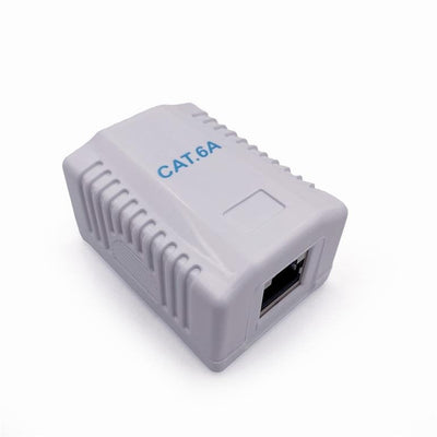 Gembird CAT.6A FTP Single Port Surface Mount Box — image 1