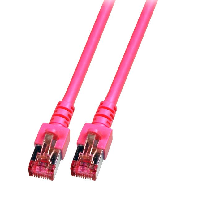 Efb RJ45 Network Cable S FTP, CAT.6, Lszh, 15M, Magenta