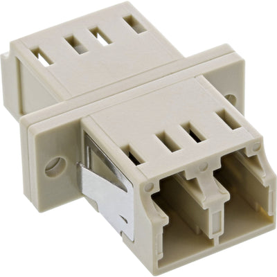 Inline Adapter Fibre Optic Duplex Lc/Lc Mm Case Ceramic With Brida Grey — image 1
