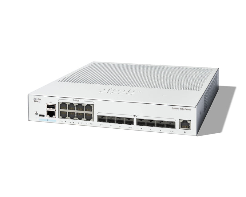 Cisco Catalyst 1300-16XTS Conmutador L3 Smart 8 X 10GBASE-T + 8 X 10 Gigabit Sfp + Assembly Rack