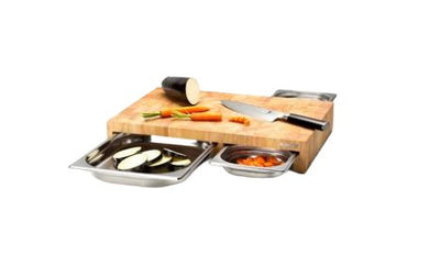 Tabla Continenta 4028 Kitchen Cortar Rectangular Wood Steel Inoxidable, Wood — image 1