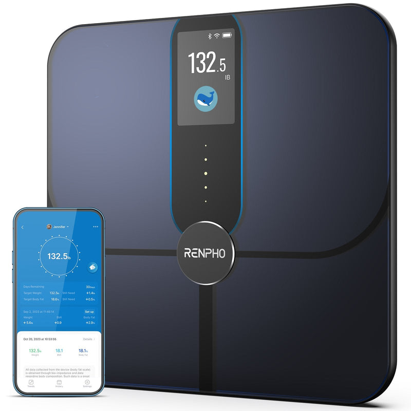 Renpho Elis Nova, Escala Black Bluetooth. Access Wireless a Internet PEU-R-A031