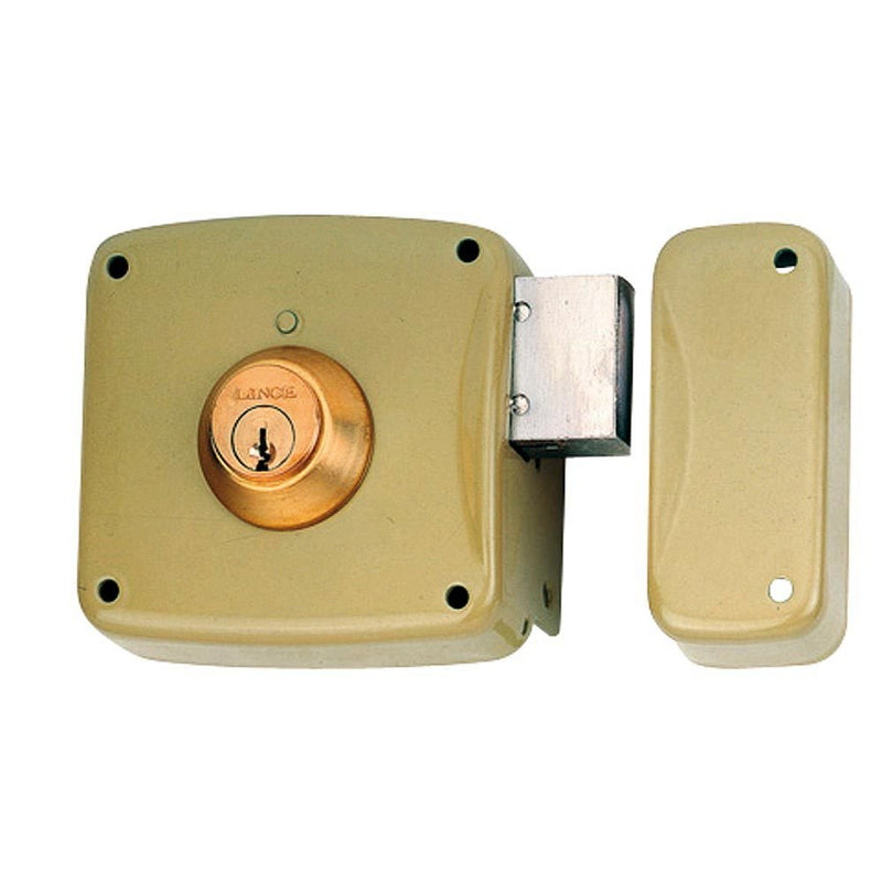 Lock Sobreponer With Cilindro 5124A Input 80MM. Mano Izquierda 95124AHE08I Lince