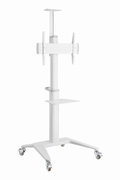 Gembird Aluminum TV Floor Stand With Caster Wheels 37-70 White — image 1