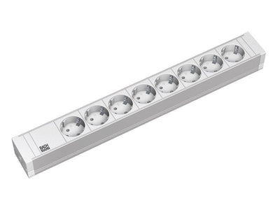 Bachmann Power Strip Plugs 19 Pvc 1.5U, 8 Plegables, Grey Claro 2.0M, Without Switch — image 1