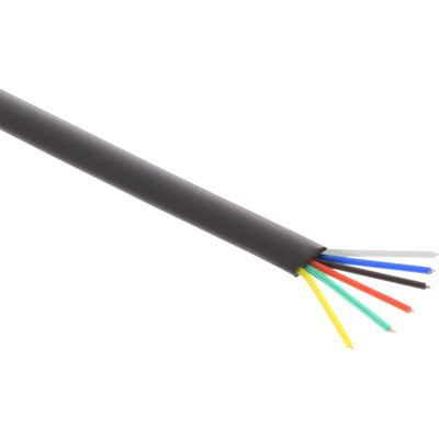 Inline Cable Modular Cable Flat 6 Hilos Black 100M — image 1