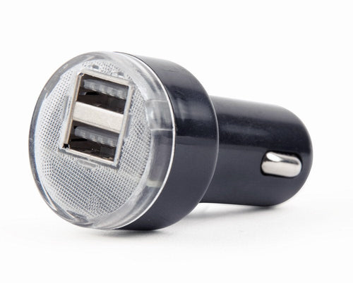 Gembird Charger Car USB 2 Ports 2,1A, Black — image 1