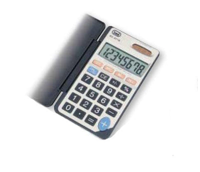 Trevi Calculator Ec 3718 8C Pocket Electronic Calculator Silver — image 1