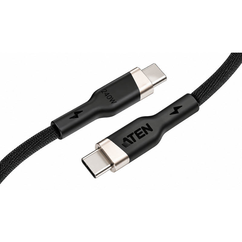 Aten Cable 2M 240W USB-C To USB-C Braided Charging