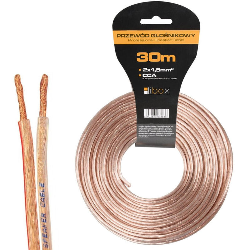 Libox Cable Speaker LB0008-30 2X1.5MM (30M) Cca