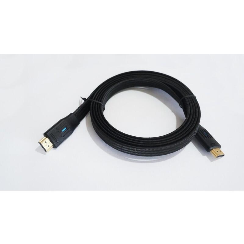 HDMI Cable V 2.1 Flat 2M Black
