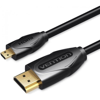 Vention HDMI Cable VAA-D03-B150 HDMI Male Micro HDMI Male 1.5M Black — image 1