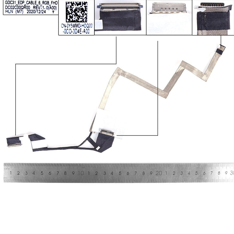 Cable Flex Laptop Dell Latitude 7320S E7320 DC02C00QR00 0Y5WMD FHD 30 Pines