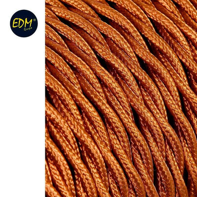 Cable Textil Trenzado 2X0,75MM C-12 Oro Seda 5M — image 1