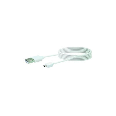 Schwaiger USB Cable 2.0 a - Micro B 2.0M White — image 1