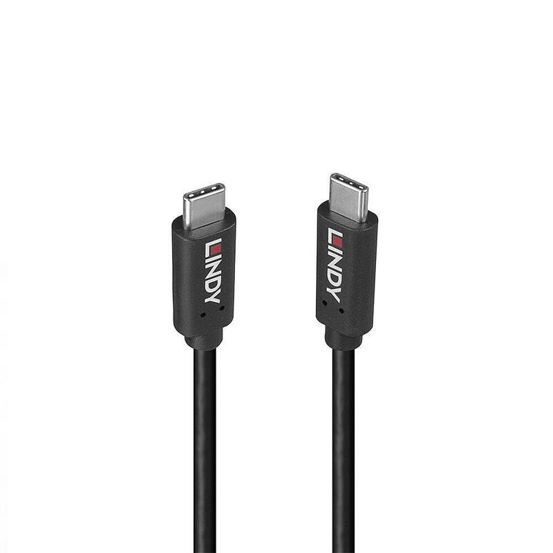 Lindy Cable 36975 USB 3.2 Gen 2X2 0,5M USB C Black
