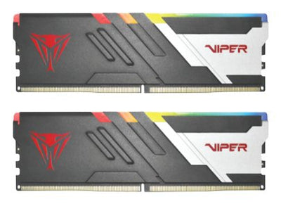Patriot Memory 32GB DDR5 6000 2X 16GB PVVR532G600C30K, Viper Venom Rgb, Intel Xmp, AMD Expo PVVR532G600C30K Bl — image 1