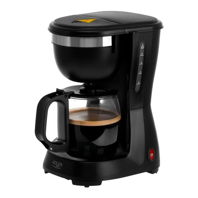 Coffee Machine Goteo AD4381, Black 6 Cups 600W