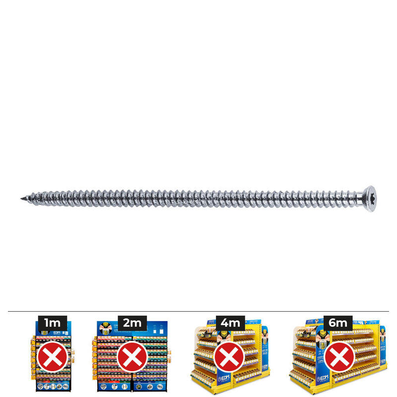 Box 100 Units Screw Premarcos Fbs 7,5-132 Avellanado, Cincado