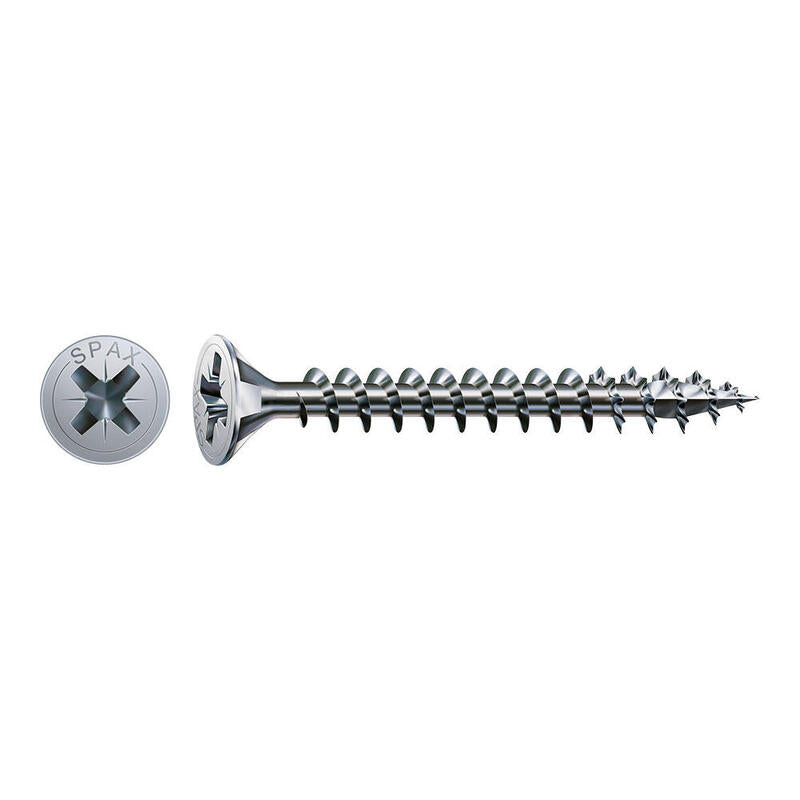 Spax Box 30 Unid. Screw Wood Cabeza Plana Wirox 4,0X60MM