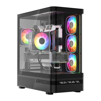 Modecom PC Case Volcano AQ200 ARGB Midi Black — image 1