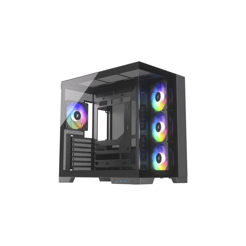 Silentware PC Case View A-rgb Black Glass Tempered X2 Viewblack