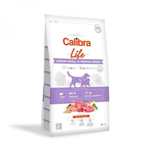 Calibra Dog Life Junior Small&medium Breed Lamb 12KG — image 1