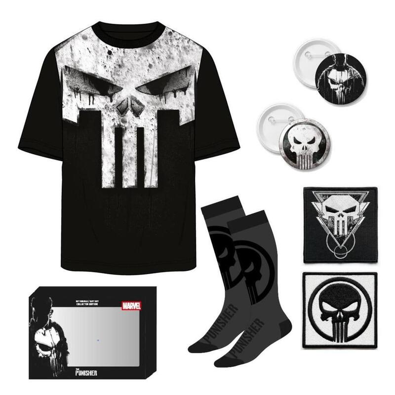 T-shirt Short Single Jersey Set Punisher XL