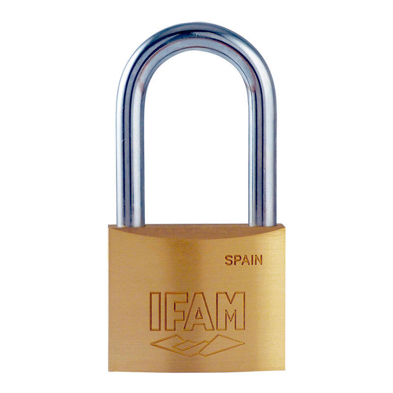Padlock K60AL. Latón. 60MM. With 2 Keys Arco Long Ifam
