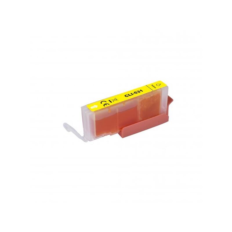 Genérico Canon CLI531 Yellow Ink - Reemplaza 6121C001/CLI531Y