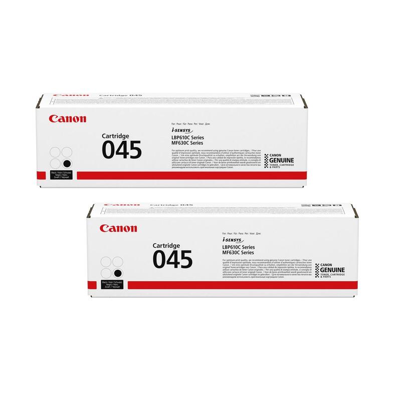 Canon Genuine Toner 045 Pack Double Black (OP1242C002DP)