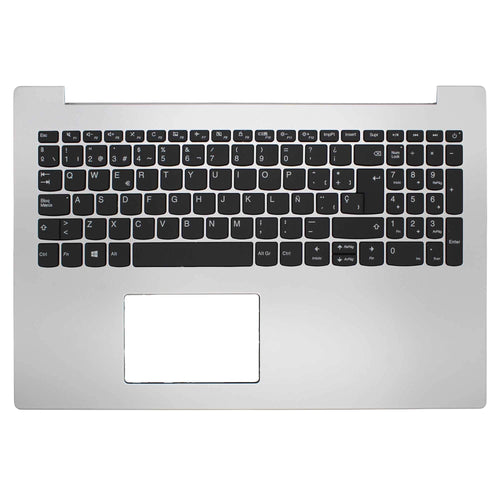 Housing Top With Keyboard Laptop Lenovo Ideapad 320 15IKB Silver — image 1