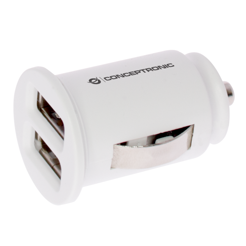 Charger 2x USB POWER2GO Car White Pack 5