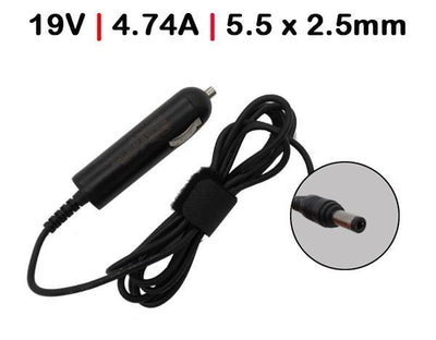 Car Charger Laptop Toshiba Satellite M60 M65 Series 19V 4.74A 5.5X2.5 90W — image 1