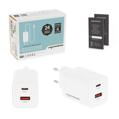 Charger GaN 45W USB-C Pd + USB-A White — image 1