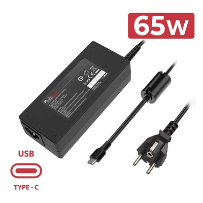 Charger Multivoltaje USB-C Laptop Msi 20V 3.25A 65W — image 1